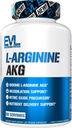 Evlution L-Arginine AKG - Vasodilation & Nutrient Delivery Support - Nitric Oxide Precursor - 1000mg L-Arginine AKG - Gluten Free & Non-GMO - Dietary Supplement - 60 Servings - 120 Veggie Capsules
