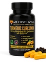 Me First Living Turmeric Curcumin 1000 mg 95% Curcuminoids, Bioperine 10 mg, 19x Mehr Potent Than Others, Erhöhte Absorption, Non-GMO, Organic Turmeric, Vegan, Gluten Free, 60 Kapseln
