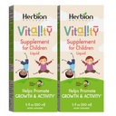 HERBION Naturals Vitalitätsergänzung für Kinder, fördert Wachstum und Appetit, lindert Fatigue, verbessert mentale und körperliche Leistung, für Kinder 1 Jahr & höher, 5 Fl Oz (Pack von 2)