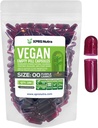XPRS Nutra Größe 00 Leere Kapseln - 100 Zähler leere vegane Kapseln - Vegetarische leere Pillen - DIY Gemüse Kapsel Füllung- Veggie Pillen Caps (Purple Carrot)
