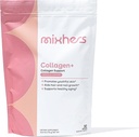 MIXHERS Collagen Powder Supplement | 30-Day Supply | Mischung mit Marine Collagen, Proteinpulver, Vitamin C, & Peptide | Haut, Haare & Nail Unterstützung für Frauen | Vanilla Cream Flavor