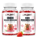 Magnesium Glycinate Gummis für Kinder & Eisen Gummis Beilage für Damen Kinder