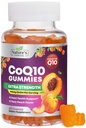 CoQ10 Gummi für Erwachsene 100mg - 3X Stärke, hohe Absorption, Antioxidante Ergänzung für Herz-Gesundheit Unterstützung & Energie Produktion, Ultra Coenzym Q10 Vitamine, Coq 10 Ergänzungen - 60 CoQ10 Gummie