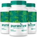 rize labs (Pack mit 3 Puravive WeightLoss Capsules, Exotic Rice Capsule Bewertungen, Gewichtsunterstützung BAT Levels, Detox & Cleanse, All-Natural Einfach zu Swallow Formel (180 Kapseln)
