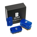 Magnetisierte High-End Beard Brush “Master” Set. Das "ULTIMATE BRUSH" ist ein 3-in-1-Pinsel-Set. Inklusive: Spiegel, Abstellraum, zwei Kämme und zwei Pinsel. Detachable Stücke machen eine maßgeschneiderte Einheit.