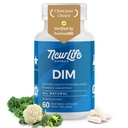 NewLife Naturals DIM Ergänzung 300mg für Frauen und Männer - Hormonelle Akne, Estrogen Balance Pillen, Post Menopause Relief | Gesunde Estrogen Ebene | Hormonal Balance - Bioperine | PCOS - 60 Tage Versorgung