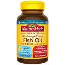 Nature Made Extra Strength Omega 3 Fischöl Ergänzungen, 1400mg, Fischöl Omega 3 Ergänzungen als Ethyl Ester für gesundes Herz, Gehirn, Augen, Stimmung Unterstützung, 45 Softgels, 45 Tage Versorgung
