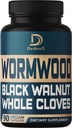12in1 Wormwood Black Walnut Clove Kapseln - Immun- und Moodunterstützung - 3 Monate Versorgung - 90 Vegan Kapseln
