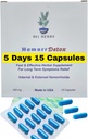 -5-Day 15 capsule, Fast & Long-Term Relief, Natual Herbs Formula Remedy, Indirizzo Root Cause di emorroidi.