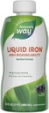 Nature's Way Liquid Iron, 100% Tageswert, 18 mg Eisen als Ferric Glycinate pro Servieren, kein Zucker hinzugefügt, Berry Flavored, 16 Fl Oz (Packaging Mai Vary)