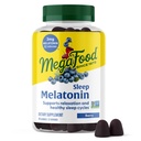 MegaFood Melatonin Gummies - Melatonin 3mg pro Portion, um sich zu entspannen und einzuschlafen - Schlafgummies für Erwachsene - Beerengeschmack, nicht gentechnisch verändert, zertifiziert vegan - 54 Zählung (27 Portionen)
