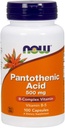 JETZT Lebensmittel Pantothensäure 500mg, 100 Kapseln (Pack von 2)