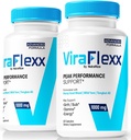 (2 Pack) ViraFlexx für Herren, Pro Capsules, Male Performance Support 500mg, All Natural Dietary Supplement zur Unterstützung Gesamtgesundheit, Bewertungen (120 Kapseln)