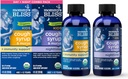 Mami's Bliss Organic Cough Syrup & Mucus für Kinder, Tag und Nacht Combo Pack mit Vitamin C und Immunität Unterstützung, Enthält Organischer Honig und Ivy Leaf, 4 Fl Oz (Pack von 2)