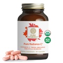 PURE SYNERGY Pure Radiance C – Bio Vitamin C Kapseln | 100% Ganzes Nahrungsergänzungsmittel, Non-GMO, Camu Camu Extrakt mit natürlichem Immun- & Collagen-Unterstützung – 90 Kapseln