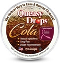 Drei Lollies Queasy Tropfen - Cola Flavor - Relief von Übelkeit & Reise Krankheit, Beruhigt einen trockenen Mund & Settles Stomach - natürliche Zutaten - 21 ct