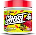 GHOST Gamer: Energy and Focus Support Formula - 40 Servierungen, Sauer Patch Kids Redberry - Nootropics & Natural Caffeine for Attention, Accuracy & Reaction Time - Vegan, Glutenfrei