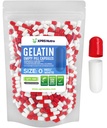 XPRS Nutra Größe 0 Leere Kapseln - 500 Graf Leere Gelatine Kapseln - Pillen DIY Kapsel Füllung - Pure Bovine Pill Gel Kapseln für Do-It-Yourself Ergänzungen (Red/White)