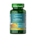 Puritan's Pride Turmeric Curcumin 1000mg, Standarized zu 95% Cucuminoids, pflanzliche Nahrungsergänzung für Antioxidans Gesundheit, 60 Radpid Release Capsules