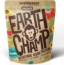 Vegan Protein Powders (1kg) - 28 Servings - EarthChamp by Wyldsson - Plant Based Chocolate Protein Powder Shake - Dairy Free - Lactose Free (Choc)
