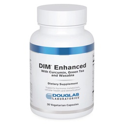 Douglas Laboratories DIM Enhanced - Unterstützt Hormon Balance, Cellular Health & Detox* - Mit Antioxidantien, Green Tea Extract & Wasabia - 30 vegetarische Kapseln