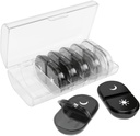 EZY DOSE Weekly (7-Day) Täglich individuelle AM/PM Pill Organizer mit Case, Tragbare Medikamentenspender, Reisen-Freundlich dauerhafte Pillencontainer, 2X-Tag-Komponenten für Vitamine und Ergänzungen, Schwarz