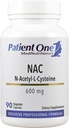 Patient One NAC (N-Acetyl Cystein) 600 mg | Ergänzung zur Immun-, Atem- und Lebergesundheit* | 90 Kapseln