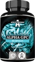 APOLLO'S HEGEMONY Alpha-GPC 600mg pro Tagesdose - 90 Vegan Choline Kapseln - 99% Choline Alfoscerate Nahrungsergänzung - Lipid Choline - Speicher- und Konzentrationskapseln