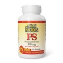 Natürliche Faktoren, Phosphatidylserin, Unterstützung für Speicher, Konzentration und Gehirnfunktionen, Soja und Glutenfrei, 60 Softgels