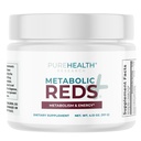 PUREHEALTH FORSEARCH Reds Superfood-Pulver - Nur 10 Kalorien Obst und Gemüse Adaptogen-Getränk mit Beetroot, Polyphenole, Probiotisches Pulver - Antioxidantien-Ergänzung für Energie, 30 Portionen