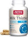 Formules de Jarrow Thistle de lait 150 mg - 200 Capsules de Veggie - Antioxydants appuyant la réponse immunitaire, la fonction hépatique et le glutathion - Jusqu'à 200 portions