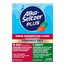 Alka-Seltzer Plus Maximum Strength PowerMax Sinus Congestion & Schmerzmedizin, Tag + Nachtflüssigkeit Gele - Leistungsstarkes Relief für Kälte und Flu, + Sinus Congestion für Erwachsene und Kinder 12+ Jahre, 24 Count