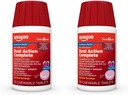 Cura di base Doppio Azione Completo, Riduttore di acido masticabile Plus Compresse azotate, Aroma di bacche, Medicina di bruciore, Rilievo di indigestione acida, 50 conteggio (Pacchetto di 2)
