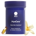 Ritual HyaCera Skin Supplement für Faltenunterstützung, mit Hyabest® und Ceratiq® für Hautpflege, Hyaluronsäure, Glycolipide, Ceramide, Glutenfrei, GMO, Vanilla Essence, 30 Tage Versorgung
