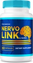 NervoLink – Tägliche Support-Kapseln mit einer ausgewogenen Formel für Fokus, Alertness und jeden Tag Schärfe, einfache Tabletten für tägliche Wellness (60 Kapseln)