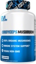 Evlution Nutrition Cordyceps Pilz - Immunsystem und Herzgesundheitsunterstützung - 500mg Pilzergänzung - 100% Bio, Vegan & Non-GMO - für Energie & Leistung - 60 Servierungen