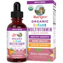 MaryRuth Organics Multivitamin mit Eisen für Infants | USDA Organic | Flüssigkeitstropfen für Babys 6-12 Monate | Immununterstützung & Gesamt Wellness | Vegan | Non-GMO | Gluten Free | 2 Fl Oz