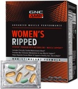 GNC AMP Frauen Ripped Non-Stim Vitapak Programm, 5 Produkte in 1 Vitamin Pack, Metabolismus & Lean Muskel, Wasser Shedding, Proven Ingredients, CLA, Biotin, Multivitamin, Koffeinfrei, 30-Tage Versorgung