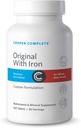 Cooper Complete - Original Comprehensive Multivitamin with Iron - Daily Multivitamin and Mineral Supplement - 30 Portionen pro Flasche. Pack von 2