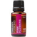 Nature's Fusions Rosa Blumen, 100% reine und natürliche ätherische Ölmischung für Aromatherapie und topische Verwendung, .5 Fl Oz (Pack von 1) (15 mL)