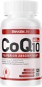 CoQ10-400mg-Softgels mit PQ, BioPerine & Omega-3, Coenzym Q10(Ubichinon)-Ergänzung für High-Absorption, leistungsstark-Antioxidant, Support Heart & Energy-Production, 120 Portionen