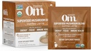 Om Mushroom Superfood Kaffee Latte Mischung Pilzpulver, Single Serve, 10 Count, Lion's Mane, Cordyceps, Reishi, Chaga, Energy & Mental Clarity Support Supplement