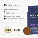 PetLab Co. - Gut & Ear Health Bundle: Probiotics for Dogs, Support Gut Health & Seasonal Allergies, & Ear Cleaner for Dogs, Supporting Yeast & Healthy Ear Canals - Einfach zu verwenden Formeln