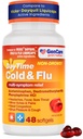 GenCare - Multi Symptom Non Drowsy Daytime Cold & Flu Relief Acetaminophen 325mg, Dextromethorphan HBr 10mg, Phenylephrine HCl 5mg (48 Softgels) Nicht-Haben-Forming Pain Reliever & Nasal Decongestant