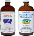 LIQUIDHEALTH Kinder Komplett Multivitamin & Frauen Prenatal/Postnatal Liquid Multivitamin für Vor, Während & Nach Schwangerschaft - Immununterstützung, Gesundheit & Wellness für Mütter & Kinder - Made in USA