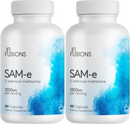 Infusionen Maximale Stärke Pure SAM-e 1200mg 90 Gemüsekapseln (S-adensoyl-methionin) (2)