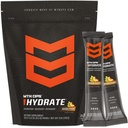 MTN OPS Hydrate Elektrolyte Pulver Getränke Mix, 20 Single Servieren On-The-Go Elektrolyt-Packs mit über 1000mg Elektrolyten pro Servieren, Mango Peach