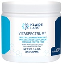 Klaire Labs SFI Health VitaSpectrum Powder - Kinder Multivitamin/Mineral mit 23 essentiellen Nährstoffen in Berry-Pomegranat für Kinder, kein Kupfer, Eisen, Gluten oder Casein (30 Portionen, 171 Gramm)