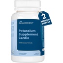Life Enhancement Cardio Kalium Supplement unterstützt Muskel-, Nerven- und Herz-Kreislauf-Gesundheit – 750 mg Kaliumbicarbonat fördert ohne Zusatzstoffe und wird in den USA hergestellt (120 Kapseln – 60 Portionen)