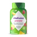 vitafusion PreNatal Gummy Vitamine, Raspberry Lemonade Flavor, Prenatal Vitamin Supplement für Frauen mit Folat und DHA, 45 Tage Versorgung, 90 Zähler